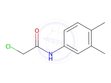 Chemical structure of 2-Chloro-N-(3,4-dimethylphenyl)acetamide