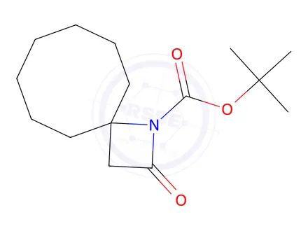 Chemical structure of tert-Butyl 2-oxo-1-azaspiro[3.7]undecane-1-carboxylate