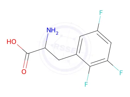 Chemical structure of (S)-2-Amino-3-(2,3,5-trifluorophenyl)propanoic acid