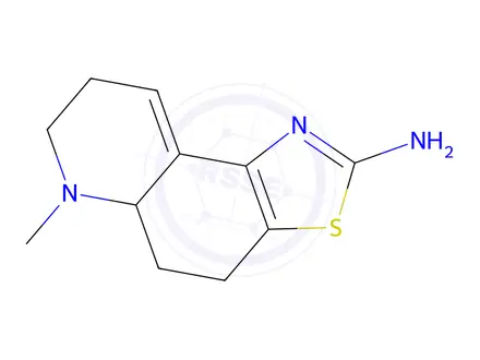 Chemical structure of 6-METHYL-4,5,5A,6,7,8-HEXAHYDROTHIAZOLO(4,5-F)QUINOLIN-2-AMINE