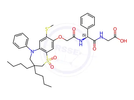 Chemical structure of Elobixibat Impurity 12