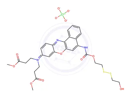 Chemical structure of TRX-RED