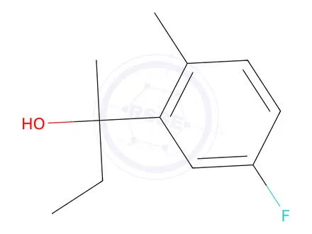 Chemical structure of 2-(5-Fluoro-2-methylphenyl)butan-2-ol