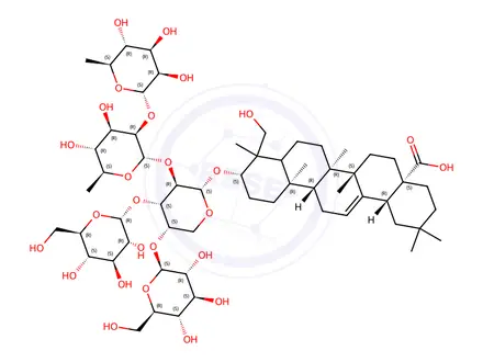 Chemical structure of dipsacus saponin B
