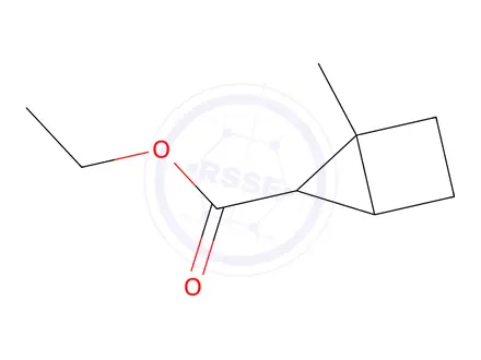 Chemical structure of Bicyclo[2.1.0]pentane-5-carboxylic acid, 1-methyl-, ethyl ester