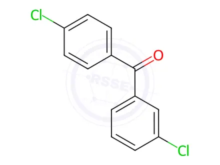 Chemical structure of 3,4`-Dichlorobenzophenone