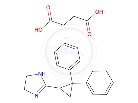 Chemical structure of Cibenzoline Succinate