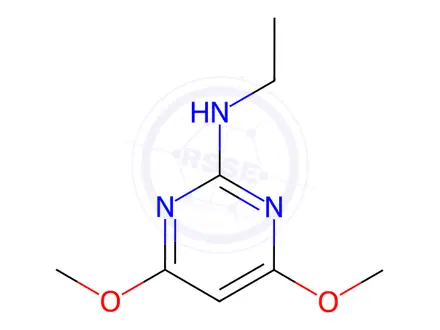 Chemical structure of N-ethyl-4,6-dimethoxypyrimidin-2-amine