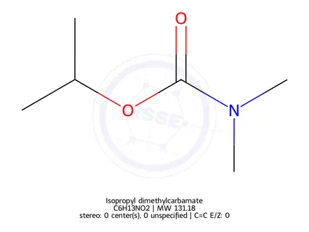 Chemical structure of Isopropyl dimethylcarbamate