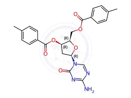 Chemical structure of Decitabine Di-Toluoyl Impurity