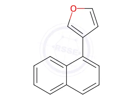 Chemical structure of 3-(Naphthalen-1-yl)furan