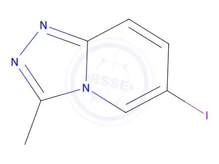 Chemical structure of 6-Iodo-3-methyl-[1,2,4]triazolo[4,3-a]pyridine