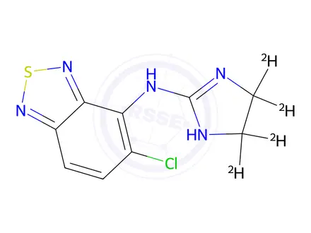 Chemical structure of Tizanidine-d4