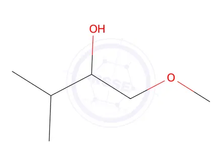 Chemical structure of 1-methoxy-3-methylbutan-2-ol
