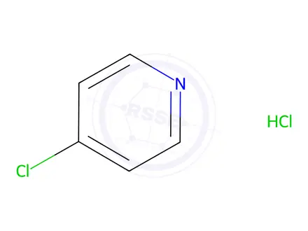Chemical structure of 4-Chloropyridine hydrochloride