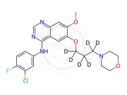 Chemical structure of Gefitinib-d6