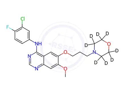 Chemical structure of Gefitinib