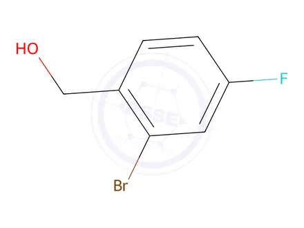 Chemical structure of 2-Bromo-4-fluorobenzyl Alcohol