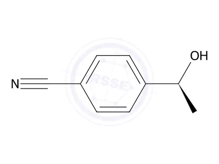 Chemical structure of (S)-4-(1-Hydroxyethyl)benzonitrile