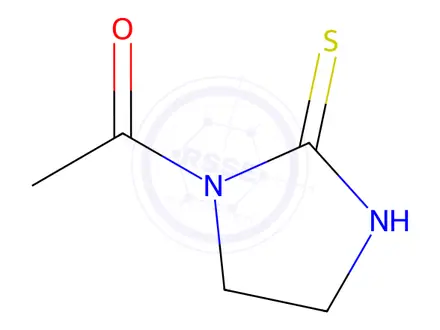Chemical structure of 1-Acetylimidazolidinethione