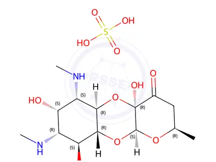 Chemical structure of Spectinomycin sulfate