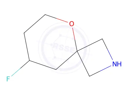 Chemical structure of 8-Fluoro-5-oxa-2-azaspiro[3.5]Nonane