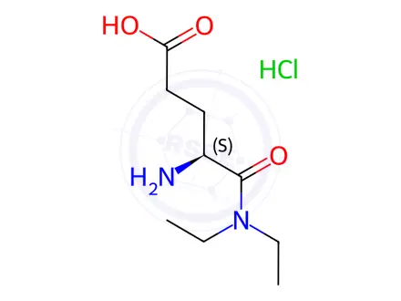 Chemical structure of L-Glutamine Diethylamide Hydrochloride