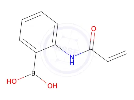 Chemical structure of (2-Acrylamidophenyl)boronic acid