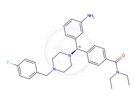 Chemical structure of AZD 2327