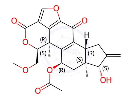 Chemical structure of Wortmannin Impurity 24