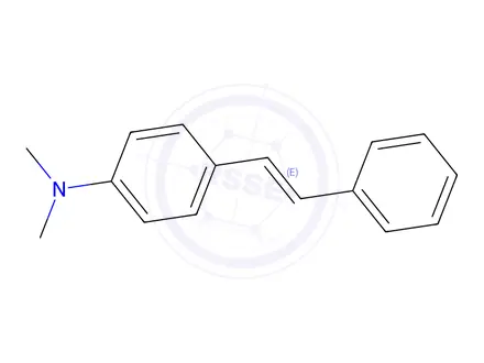 Chemical structure of 4-(Dimethylamino)stilbene