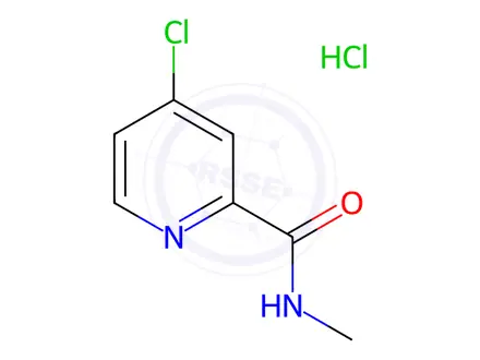 Chemical structure of 4-Chloro-N-methylpyridine-2-carboxamide Hydrochloride