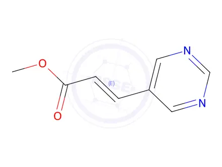 Chemical structure of METHYL 3-PYRIMIDIN-5-YL-ACRYLATE