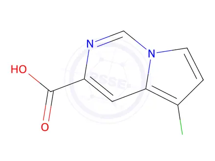 Chemical structure of 5-Chloropyrrolo[1,2-c]pyrimidine-3-carboxylic acid