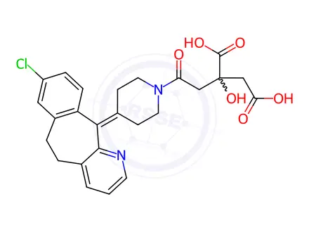 Chemical structure of Desloratadine Citric Amide