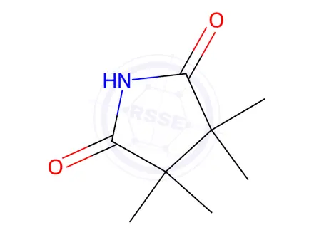 Chemical structure of 3,3,4,4-tetramethylpyrrolidine-2,5-dione