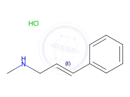 Chemical structure of (E)-N-Methylcinnamylamine Hydrochloride