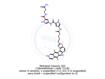 Chemical structure of Netropsin Impurity 102