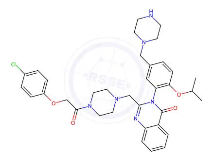 Chemical structure of Piperazine Erastin