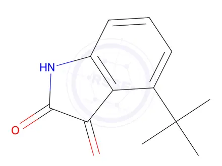 Chemical structure of 4-(tert-Butyl)indoline-2,3-dione