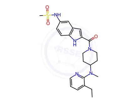 Chemical structure of Delavirdine Impurity 38