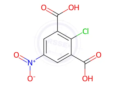 Chemical structure of 2-Chloro-5-nitroisophthalic Acid