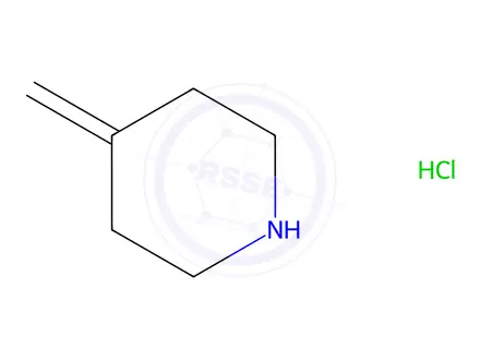 Chemical structure of 4-Methylenepiperidine hydrochloride