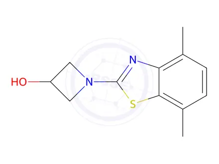 Chemical structure of 1-(4,7-dimethylbenzo[d]thiazol-2-yl)azetidin-3-ol
