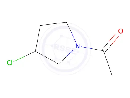 Chemical structure of 1-(3-Chloro-pyrrolidin-1-yl)-ethanone