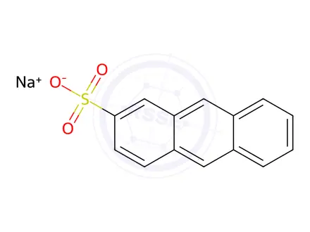 Chemical structure of Anthracene-2-sulfonic acid sodium salt