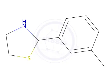 Chemical structure of 2-(3-Methylphenyl)-1,3-thiazolidine