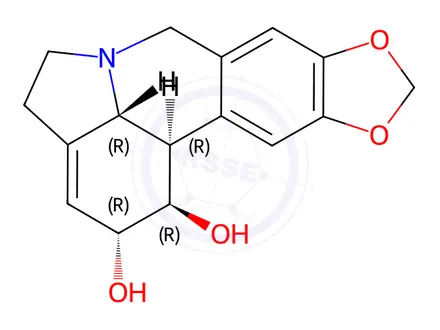 Chemical structure of Lycorine Impurity 1