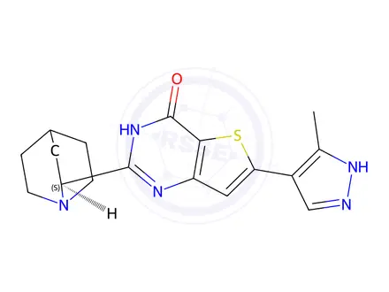 Chemical structure of TAK-931