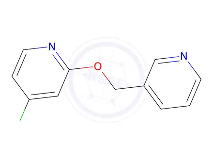 Chemical structure of 4-Chloro-2-(pyridin-3-ylmethoxy)pyridine